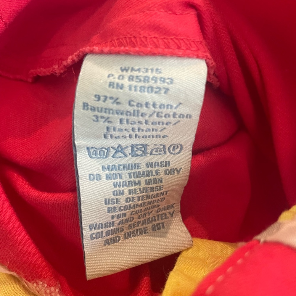 Boden Coral Red Pants Size 10 L - Picture 7 of 9